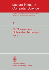 Produktbild: Fifth Conference on Optimization Techniques. Rome 1973