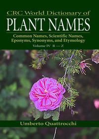 Produktbild: Quattrocchi, U: CRC World Dictionary of Plant Names