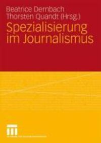 Produktbild: Spezialisierung im Journalismus