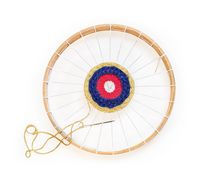 Produktbild: PEBARO WEB0290 - Rundwebrahmen 21 cm, Holz, mit Wollnadel