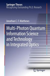 Produktbild: Multi-Photon Quantum Information Science and Technology in Integrated Optics