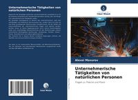 Produktbild: Unternehmerische T&auml;tigkeiten von nat&uuml;rlichen Personen