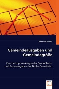 Produktbild: H&ouml;rbst, A: Gemeindeausgaben und Gemeindegr&ouml;&szlig;e