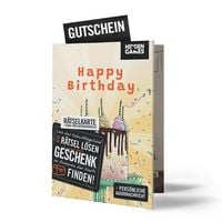 Produktbild: Hidden Games: R&auml;tselhafter Geburtstag R&auml;tselkarte