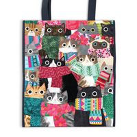 Produktbild: Galison: Wintry Cats Reusable Tote