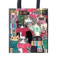 Produktbild: Galison: Wintry Cats Reusable Tote