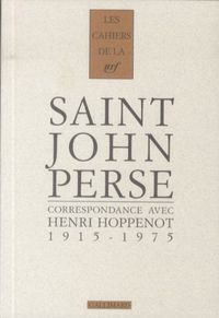 Produktbild: Cahiers Saint-John Perse