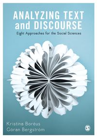 Produktbild: Boreus, K: Analyzing Text and Discourse