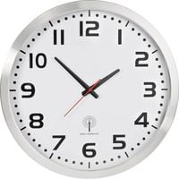 Produktbild: EuroTime 56863 Funk Wanduhr 50cm Silber