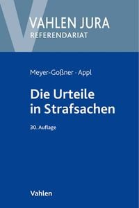 Produktbild: Die Urteile in Strafsachen