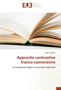 Produktbild: Approche contrastive franco-comorienne