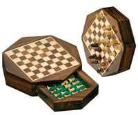Produktbild: Schachkassette Octagon, Reise, mini, Feld 13 mm, magnetisch