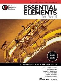 Produktbild: Essential Elements for Band BB Tenor Saxophone Book 2 with Eei Online Resources Tenor Sax Method Book and Sheet Music for Students and Teachers Band Method Newer 2025 Edition Available