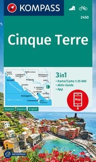 Bild vom Artikel KOMPASS Wanderkarte 2450 Cinque Terre 1:35.000 vom Autor 
