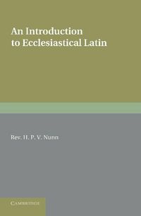 Produktbild: An Introduction to Ecclesiastical Latin