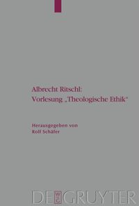 Produktbild: Albrecht Ritschl: Vorlesung "Theologische Ethik"