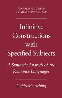 Produktbild: Infinitive Constructions with Specified Subjects
