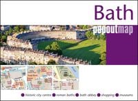 Produktbild: Bath PopOut Map - pocket size, pop up map of Bath city centre