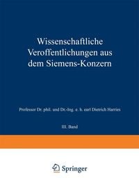Produktbild: Wissenschaftliche Ver&ouml;ffentlichungen aus dem Siemens-Konzern