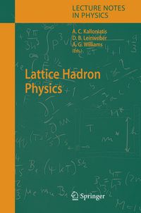 Produktbild: Lattice Hadron Physics