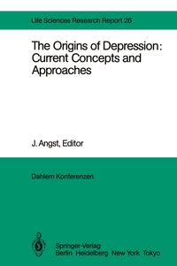Produktbild: The Origins of Depression: Current Concepts and Approaches