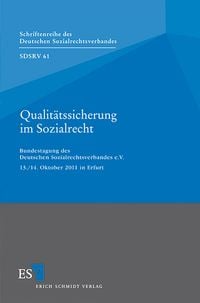Produktbild: Qualit&auml;tssicherung im Sozialrecht