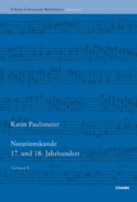 Produktbild: Notationskunde 17. und 18. Jahrhundert