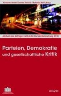 Produktbild: Parteien, Demokratie und gesellschaftliche Kritik