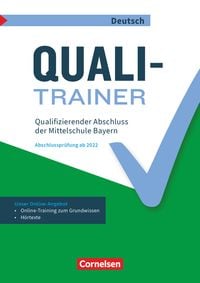 Bild vom Artikel Abschlussprüfungstrainer Deutsch 9. Jahrgangsstufe - Bayern - Quali-Trainer vom Autor Claudia Heidenreich