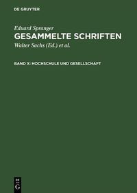 Produktbild: Hochschule und Gesellschaft