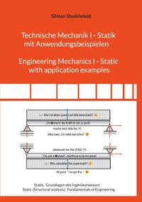 Produktbild: Technische Mechanik I - Statik mit Anwendungsbeispielen Engineering Mechanics I - Static with application examples