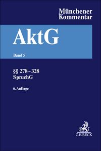 Produktbild: M&uuml;nchener Kommentar zum Aktiengesetz Bd. 5: &sect;&sect; 278-328, SpruchG, &Ouml;GesAusG, &Ouml;sterreichisches Konzernrecht