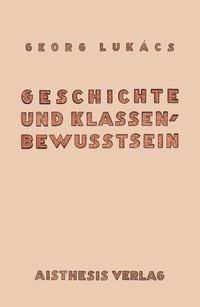 Produktbild: Geschichte und Klassenbewu&szlig;tsein