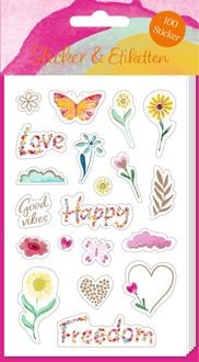 Produktbild: Stickerbogen mit 100 Stickern