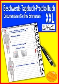 Produktbild: Beschwerde-Tagebuch/Protokollbuch - Dokumentieren Sie Ihre Schmerzen
