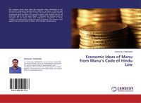 Produktbild: Economic Ideas of Manu from Manu's Code of Hindu Law