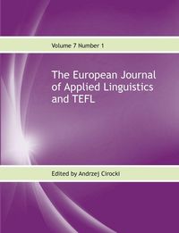 Produktbild: The European Journal of Applied Linguistics and TEFL Volume 7 Number 1