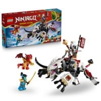 Produktbild: LEGO NINJAGO 71863 Zilvar auf seinem Drachentier Grimtak, Spielzeugmonster mit 3 Minifiguren