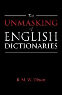 Produktbild: Unmasking of English Dictionaries