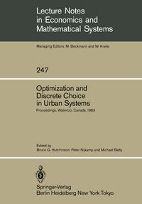 Produktbild: Optimization and Discrete Choice in Urban Systems