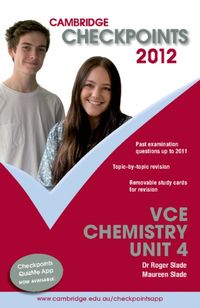 Produktbild: Cambridge Checkpoints Vce Chemistry Unit 4 2012