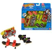 Produktbild: Hot Wheels Skate Fingerboard und Schuhe 4er Pack sortiert