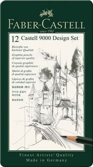 Produktbild: Faber-Castell Bleistifte Castell 9000 Design Set, 5B-5H, 12er Set