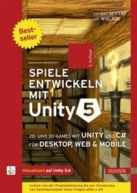 Produktbild: Spiele entwickeln mit Unity 5