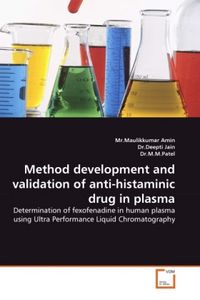 Produktbild: Amin, M: Method development and validation of anti-histamini
