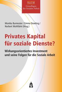 Produktbild: Privates Kapital f&uuml;r soziale Dienste?