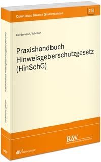 Produktbild: Praxishandbuch Hinweisgeberschutzgesetz (HinSchG)