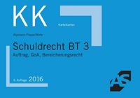 Produktbild: Karteikarten Schuldrecht BT 3
