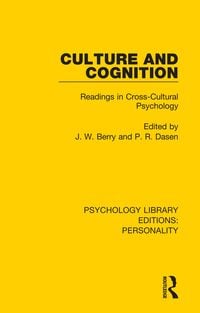 Produktbild: Culture and Cognition