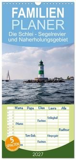 Produktbild: Familienplaner 2027 - Die Schlei - Segelrevier und Naherholungsgebiet mit 5 Spalten (Wandkalender, 21 x 45 cm) CALVENDO